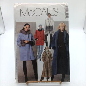 UNCUT Vintage McCalls 3447 Misses & Miss Petite Unlined Coats & Jackets Sewing